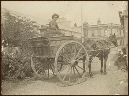 J E Huntley's Baker's Wagon