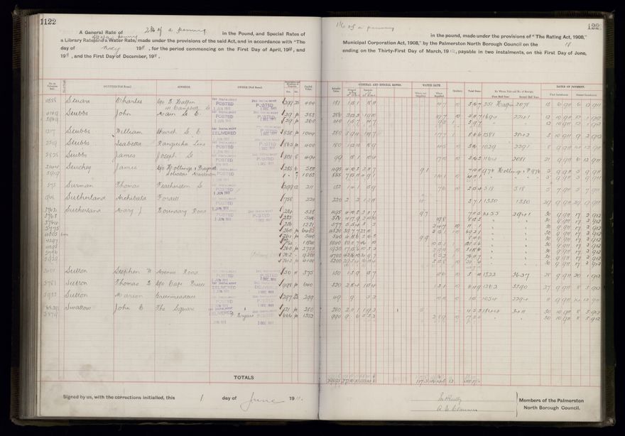 Rate book, 1911-1912 - 2021Pa_PNCC2-23-2-V19_034000-0125