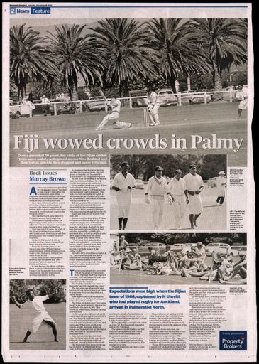 Back Issues:  Fiji wowed crowds in Palmy