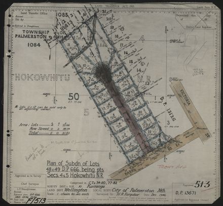Survey Plans (subdivisions) 1938 - 1951