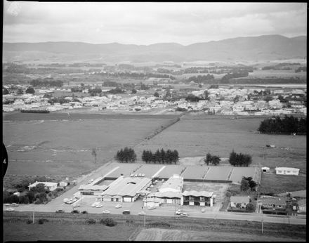 Aerial View of Awapuni Hotel