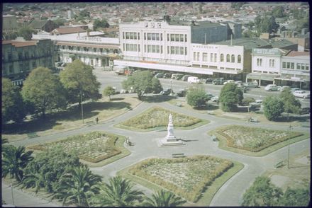 View of The Square from Hopwood Clock Tower - Church Street East
