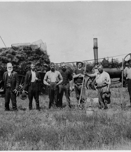 George Dear and workers on His Farm