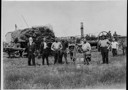 George Dear and workers on His Farm