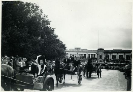 Cart Loads of Costumed People - 1952 Jubilee Celebrations