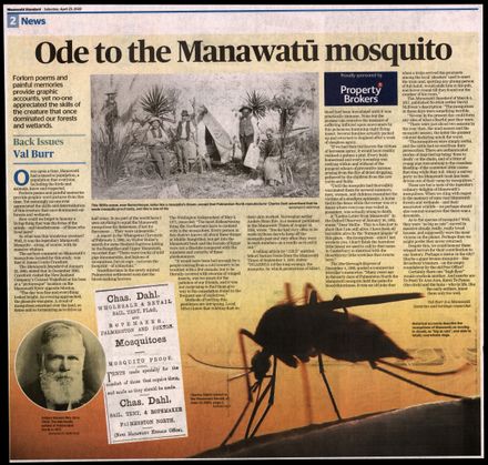 Back Issues: Ode to the Manawatū mosquito