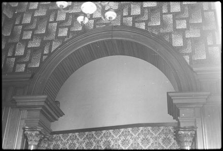 Hall archway at 'Waimarama', 46 Alfred Street