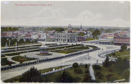 Colour Postcard of The Square