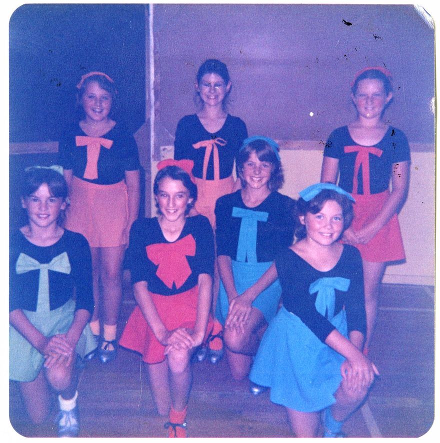 A group of dance students