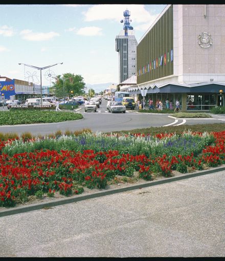 Flower gardens in The Square