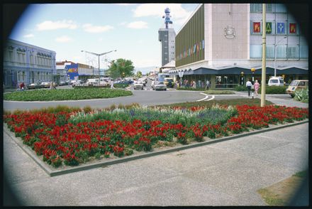 Flower gardens in The Square