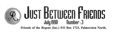 "In the Spotlight" - the magazine of the Friends of the Regent (Theatre)