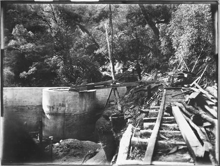 Second Dam at Turitea Stream, Upstream Side