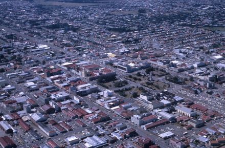 Aerial of Palmerston North Central Business District