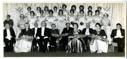 Grand Masonic Ball debutantes and offical party