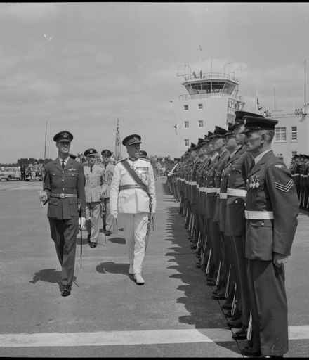 "Governor-General Inspects Guard" Ohakea