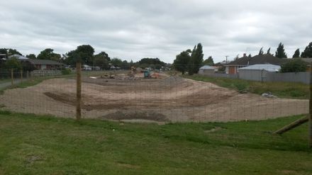Construction of Norton Park's wetlands