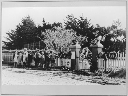 Children Outside the Aokautere School Gates