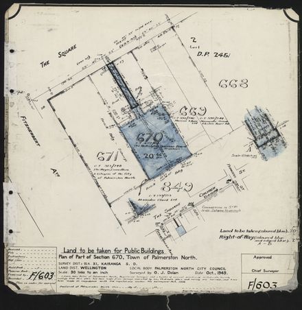 Survey Plans (subdivisions) 1938 - 1951