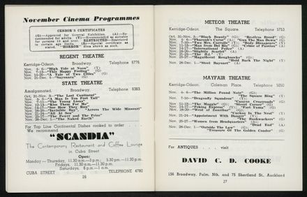 Palmerston North Diary: November 1958 15