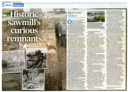 Back Issues: Historic sawmill's curious remnants