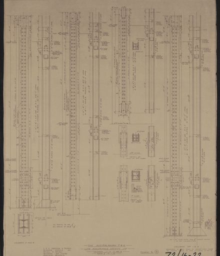 Architectural Plans of T&G Building, Palmerston North 4