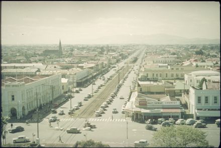 View of The Square from Hopwood Clock Tower - Main Street East