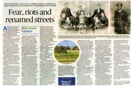 Back Issues: Fear, riots and renamed streets