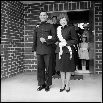 "Double Task for Bride's Father" Happy Couple Exiting Church