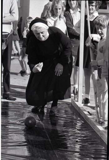 St Mary's School Gala - Nun Playing Bowls - Resource cover image