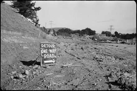 Reconstruction of road at Aokautere