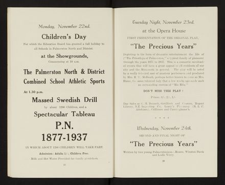 Palmerston North City Diamond Jubilee Programme 11