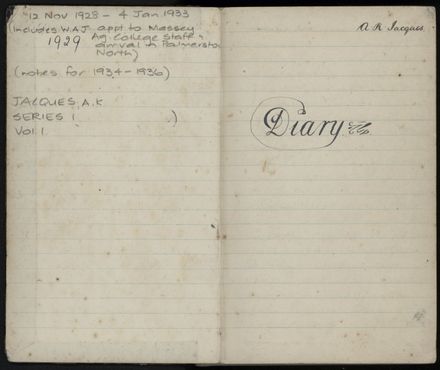 Ann Jacques Diary - 2