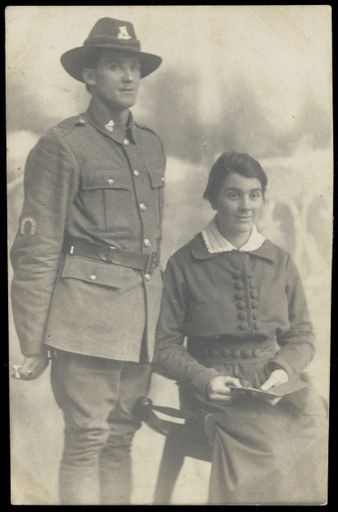 Portrait of man and woman