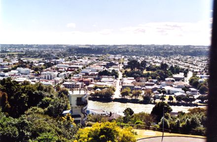 View from Durie Hill Memorial Tower