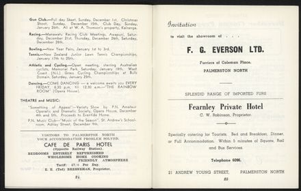 Palmerston North Diary: December 1957 - 14