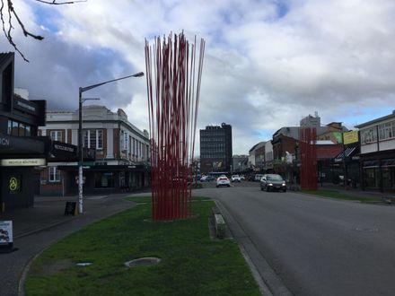 Intersection of George Street and Cuba Street