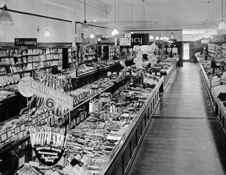 Interior of J R McKenzie Ltd, The Square