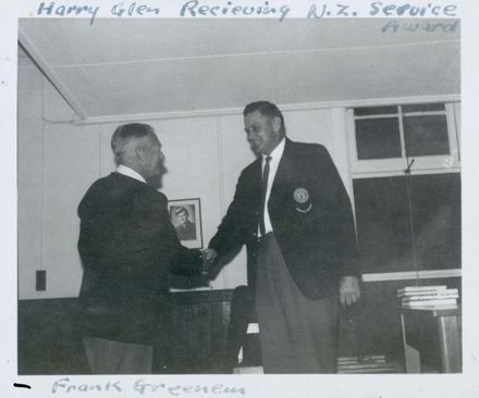 West End Amateur Swimming Champions - Harry Glen receiving NZ Service Award - Resource cover image