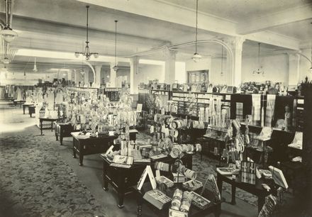 Interior of C M Ross Co department store