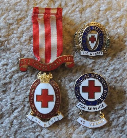 Red Cross Medals.