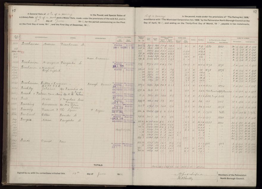 Rate book, 1912-1913 - 2021Pa_PNC2-23-2-V20_034001-0020