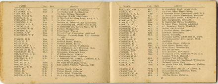 Wellington Infantry Regiment 1914-1918 booklet - 10