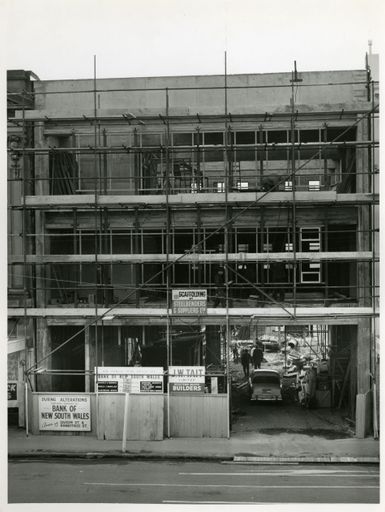 Construction of 18 Rangitikei Street - Bank of New South Wales