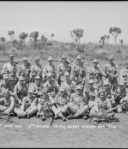 Band Platoon, Special Company, 14th Intake, Central District Training Depot, Linton