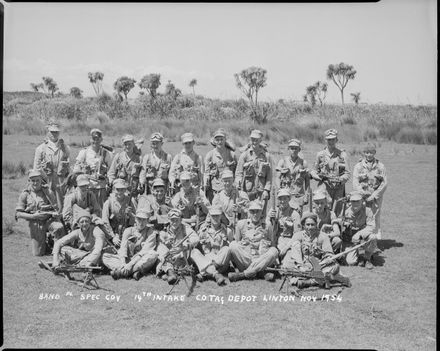 Band Platoon, Special Company, 14th Intake, Central District Training Depot, Linton