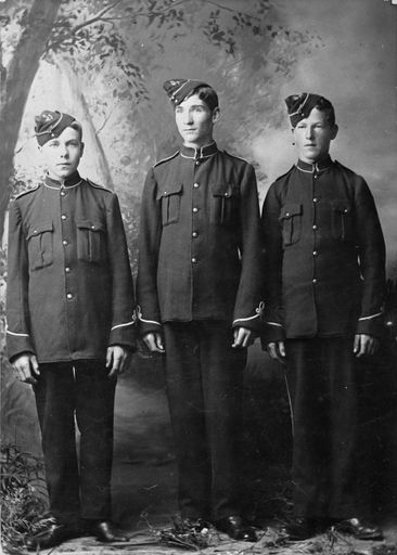 Three Palmerston North army cadets