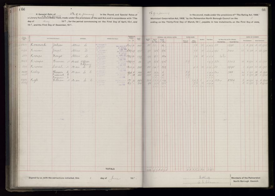 Rate book, 1911-1912 - 2021Pa_PNCC2-23-2-V19_034000-0069