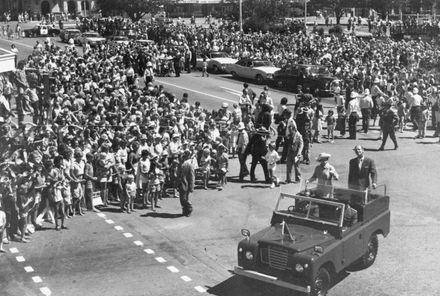 Queen Elizabeth II and Duke of Edinburgh visit to Palmerston North