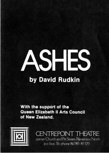 Ashes - Centrepoint Theatre programme